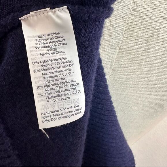 J Crew Colorblock turtleneck sweater in Supersoft yarn 508 - Picture 3 of 4